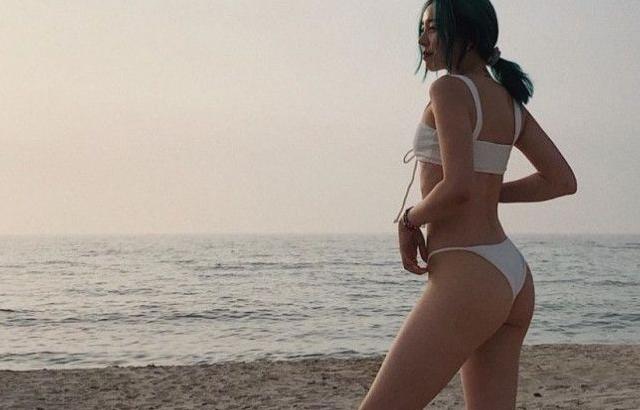 오늘자 레이디스코드 애슐리 비키니 외