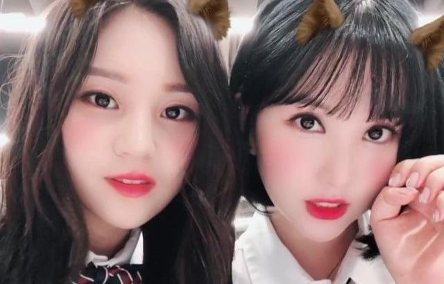 여자친구 은하 & 엄지.JPG