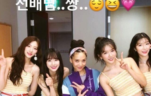 우주소녀 은서 설아 엑시 다원 with 윤미래