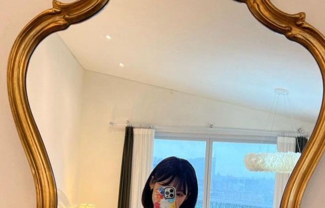 아린 인스타_거울셀카